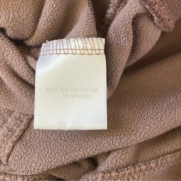 SOLD! Women’s Jane & Delancey brown velour super soft drawstring sweatpants XL - Picture 4 of 5